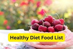 Healthy Diet Food List