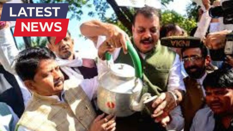 Madhya Pradesh Congress Stages Protest with Begging Bowls