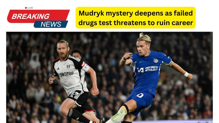 Mudryk mystery deepens as failed drugs test threatens to ruin career