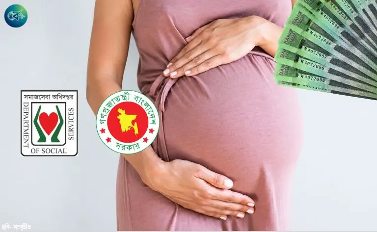 মাতৃত্বকালীন ভাতার আবেদনসংক্রান্ত একজন গর্ভবতী বাংলাদেশি নারী