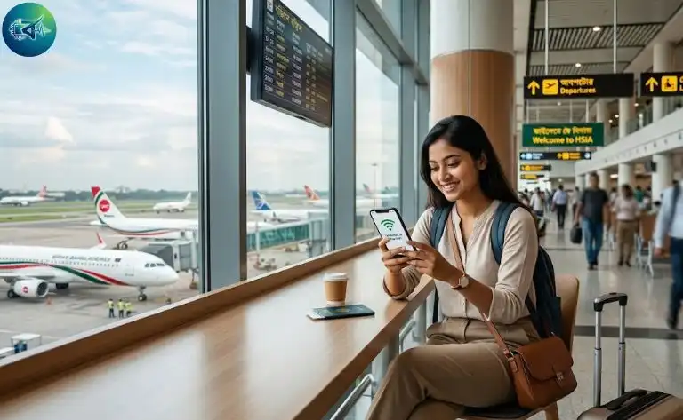 আন্তর্জাতিক বিমানবন্দরে ফ্রি ওয়াইফাই