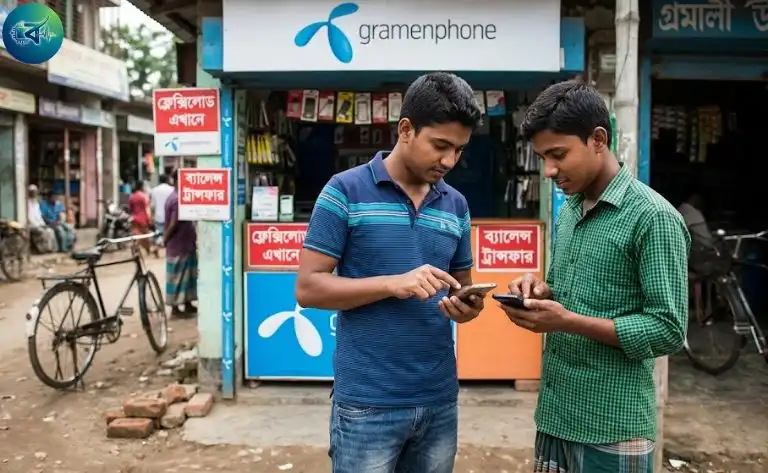 গ্রামীণফোন সিম থেকে ব্যালেন্স ট্রান্সফার