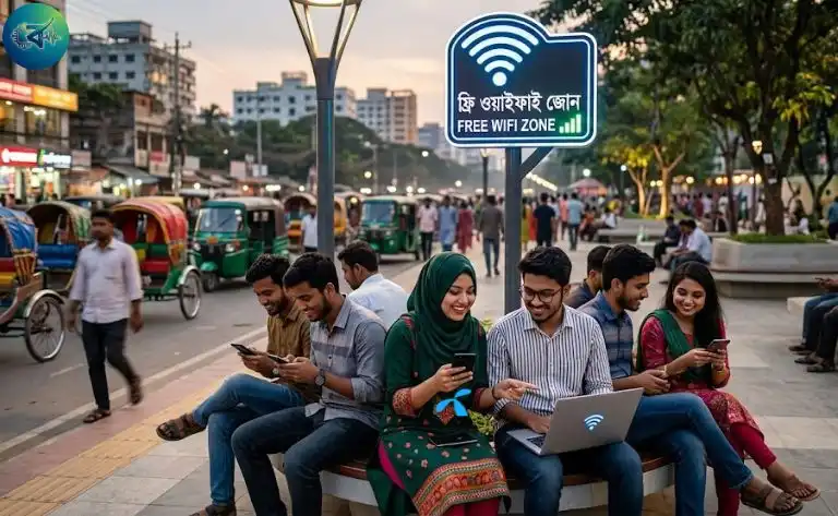 সারাদেশে চালু হচ্ছে ফ্রি ওয়াইফাই জোন