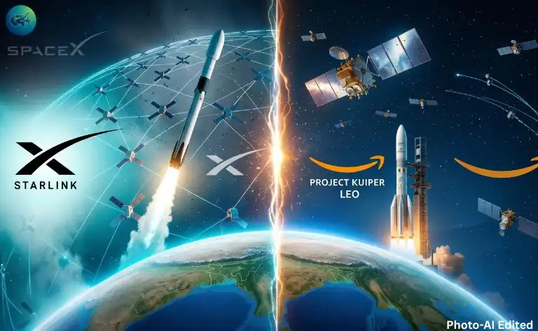 স্টারলিংকের প্রতিদ্বন্দ্বী ‘লিও’ আনছে অ্যামাজন, ২০২৬-এ চালু