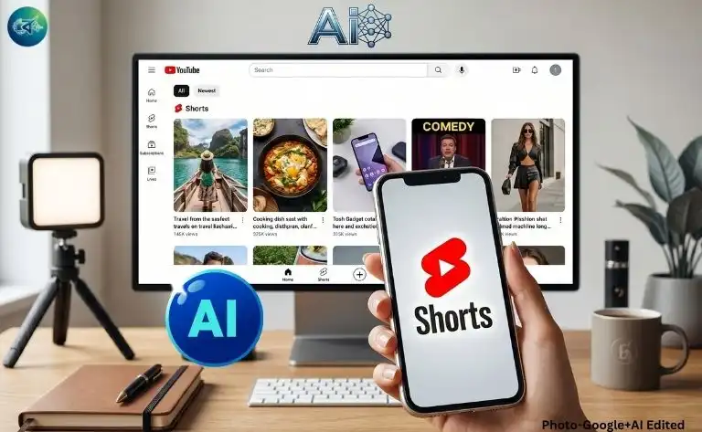 YouTube-এ ফ্রিতে AI শর্ট ভিডিও তৈরি, Veo 3 যুক্ত হলো Shorts-এ