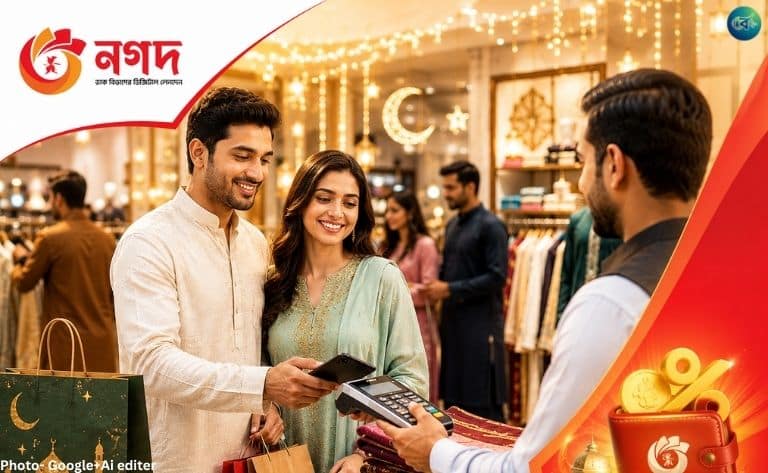 ঈদ কেনাকাটায় নগদের বিশেষ ক্যাশব্যাক অফার