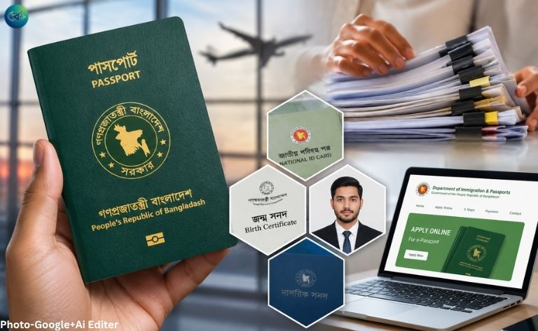 ১০ বছর মেয়াদি ই-পাসপোর্ট করতে যেসব কাগজ লাগবে